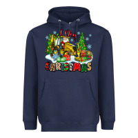 Navy i dig christmas Heavyweight Hoodie - Zillion Design Studio