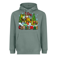 Sage i dig christmas Heavyweight Hoodie - Zillion Design Studio