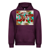 Mauve Wine love birds and love with ross Urban Hoodie - AdoDesignShop