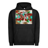 Pigment Black love birds and love with ross Urban Hoodie - AdoDesignShop