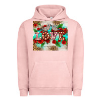 Pigment Salmon love birds and love with ross Urban Hoodie - AdoDesignShop