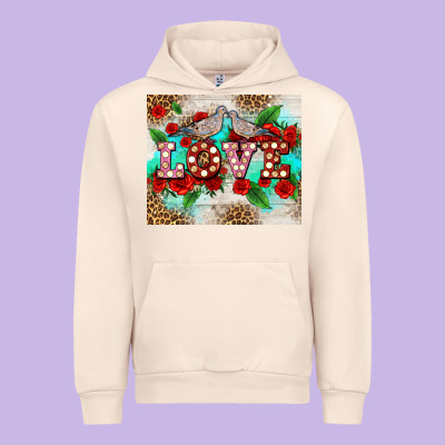 Love Birds And Love With Ross Urban Hoodie Designed By Adodesignshop