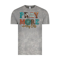 Cloud Rock pray more worry less Vintage Tee - Artiststas