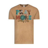 Vintage Camel pray more worry less Vintage Tee - Artiststas