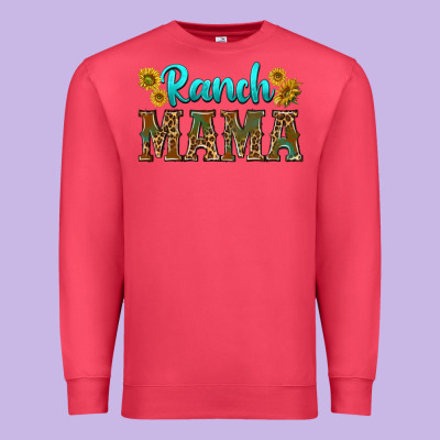 Ranch Mama Premium Sweatshirt Designed By Texasbilliewilder