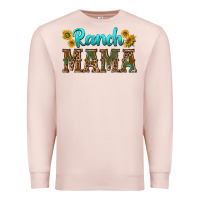 Pale Pink ranch mama Premium Sweatshirt - texasbilliewilder