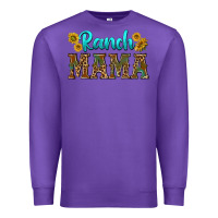 Purple ranch mama Premium Sweatshirt - texasbilliewilder