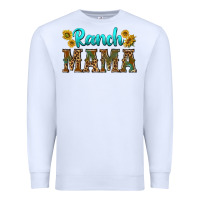 White ranch mama Premium Sweatshirt - texasbilliewilder