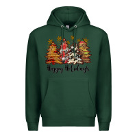 Sports Green happy holidays Premium Hoodie - JahusDesignShop