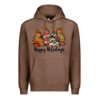 Chestnut happy holidays Premium Hoodie - JahusDesignShop