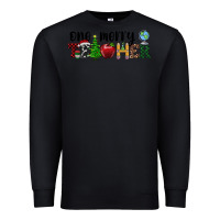 Black one merry teacher Premium Sweatshirt - RanaPortraitStore