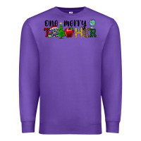 Purple one merry teacher Premium Sweatshirt - RanaPortraitStore