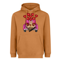 Meerkat Valentine's day tedybear truck Heavyweight Hoodie - RanaPortraitStore