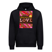 Black all you need is love Urban Hoodie - AdoDesignShop