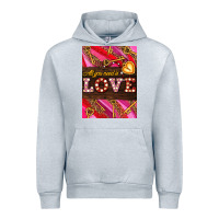 Heather Grey all you need is love Urban Hoodie - AdoDesignShop