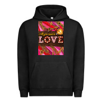 Pigment Black all you need is love Urban Hoodie - AdoDesignShop