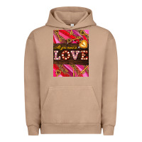 Pigment Burro all you need is love Urban Hoodie - AdoDesignShop