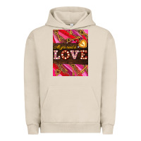 Pigment French Oak all you need is love Urban Hoodie - AdoDesignShop