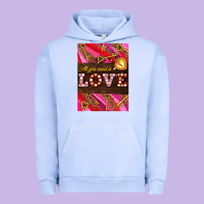 All You Need Is Love Urban Hoodie Designed By Adodesignshop