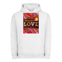 Pigment Lunar Rock all you need is love Urban Hoodie - AdoDesignShop