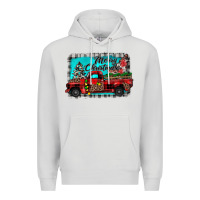 Dove Grey truck merry christmas Premium Hoodie - JahusDesignShop