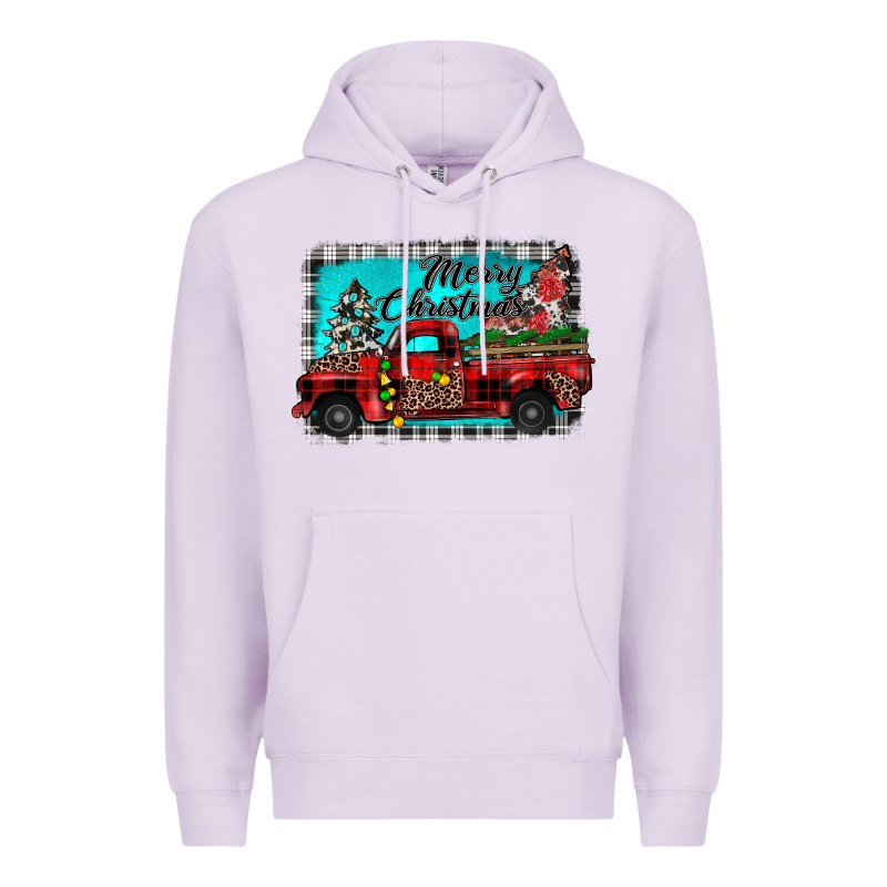 Truck Merry Christmas Premium Hoodie by JahusDesignShop | Teevron