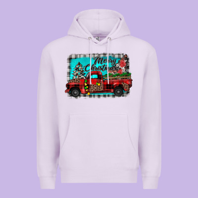 Truck Merry Christmas Premium Hoodie Designed By Jahusdesignshop
