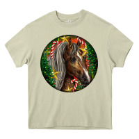 Mossy Tennessee Horse Christmas Heavy Core Tee - LillyAllenDesigns