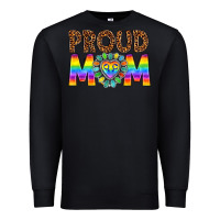 Black proud mom lgbtq Premium Sweatshirt - texasbilliewilder