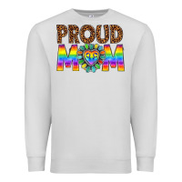 Dove Grey proud mom lgbtq Premium Sweatshirt - texasbilliewilder