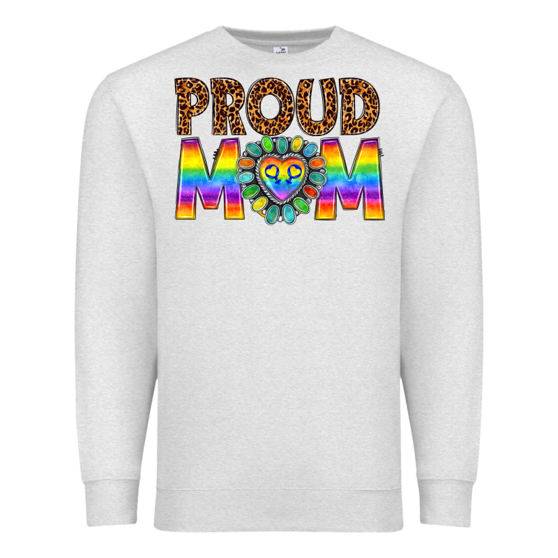 Proud Mom Lgbtq Premium Sweatshirt by texasbilliewilder | Teevron