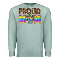 Seafoam proud mom lgbtq Premium Sweatshirt - texasbilliewilder