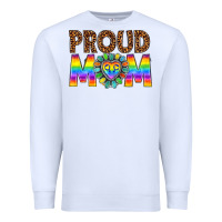 White proud mom lgbtq Premium Sweatshirt - texasbilliewilder