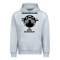 Heather Grey Guns - When guns are outlawed I'll be outlaw Urban Hoodie - Bettercallsaul