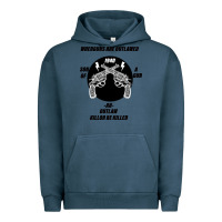 Pigment Midnight Navy Guns - When guns are outlawed I'll be outlaw Urban Hoodie - Bettercallsaul