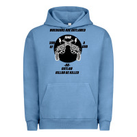 Pigment Pebble Blue Guns - When guns are outlawed I'll be outlaw Urban Hoodie - Bettercallsaul
