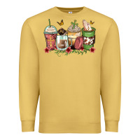 Antique Gold faith coffee cups Premium Sweatshirt - Zillion Design Studio