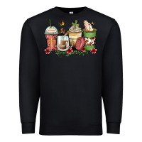 Black faith coffee cups Premium Sweatshirt - Zillion Design Studio