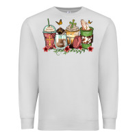 Dove Grey faith coffee cups Premium Sweatshirt - Zillion Design Studio
