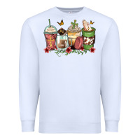 White faith coffee cups Premium Sweatshirt - Zillion Design Studio