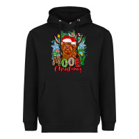Black mooey christmas Heavyweight Hoodie - Zillion Design Studio