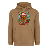 Toasted Coconut mooey christmas Heavyweight Hoodie - Zillion Design Studio