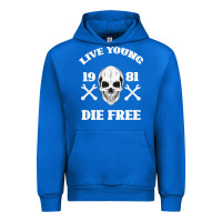 Cobalt Live Young Die Free Urban Hoodie - Bettercallsaul