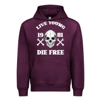 Mauve Wine Live Young Die Free Urban Hoodie - Bettercallsaul