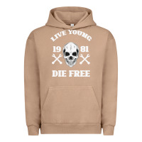 Pigment Burro Live Young Die Free Urban Hoodie - Bettercallsaul