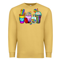 Antique Gold pride coffee cups Premium Sweatshirt - Zillion Design Studio