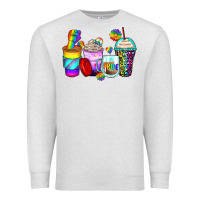 Oatmeal Heather pride coffee cups Premium Sweatshirt - Zillion Design Studio