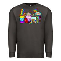Smoke pride coffee cups Premium Sweatshirt - Zillion Design Studio