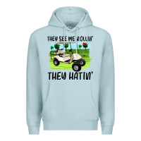 Blue Mist they see me rollin' they hattin' Premium Hoodie - Artiststas
