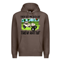 Coffee they see me rollin' they hattin' Premium Hoodie - Artiststas